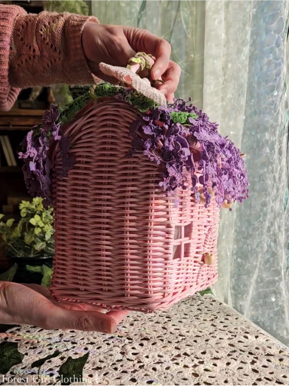 Wisteria Cottage Purse by Forest Girl Clothing - Picture 4 of 7